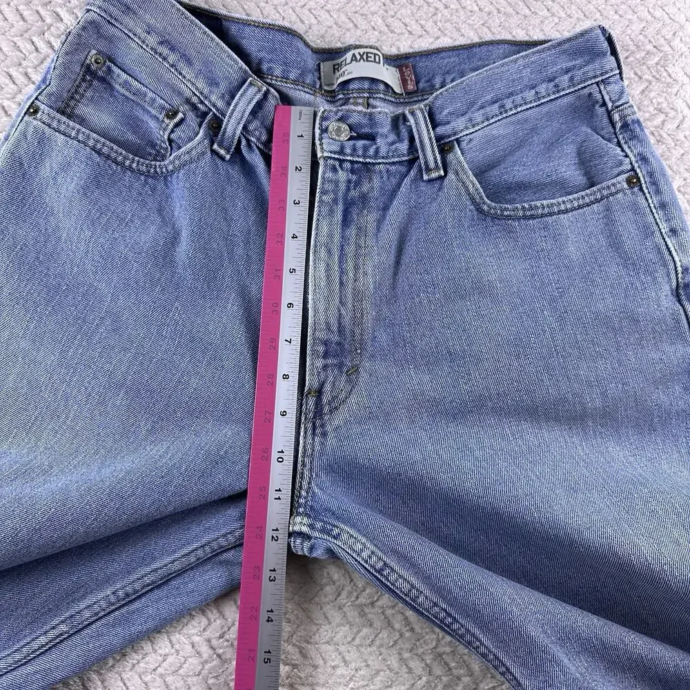 Levi's 550 Men’s Jeans Adult 36x30 Blue Denim Relaxed Fit Red Tab Straight Leg‎